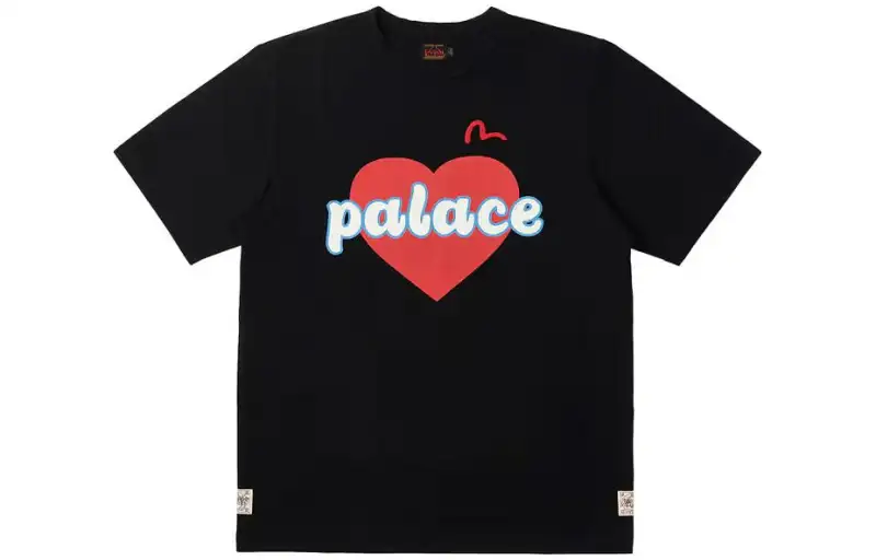 PALACE X Evisu Heart T shirt