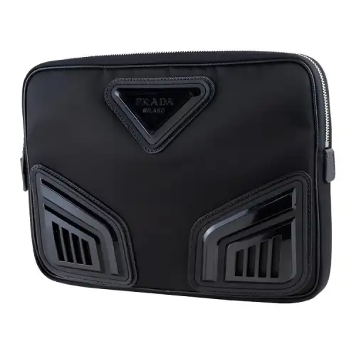 PRADA Nylon Shoulder Bag, Crossbody Bag Men's Black