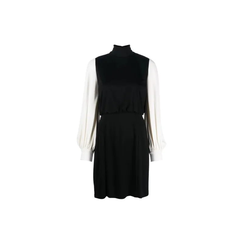 GUCCI SS23 Long Sleeved Dress Women's Black