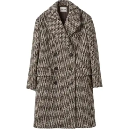 MIU MIU Coat Women's Cocoa Brown