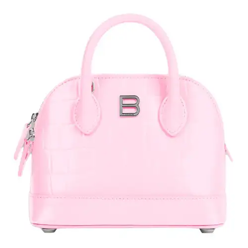 Balenciaga Ville Calfskin One Shoulder Handbag Women's Pink