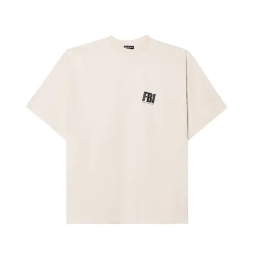 Balenciaga T Shirt Regular Fit Men's White