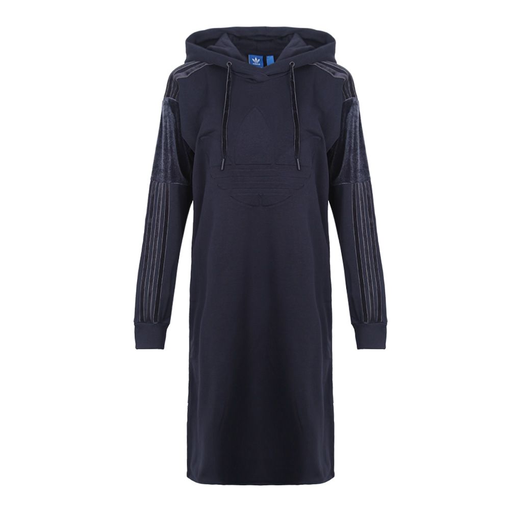 Женское платье adidas HOOD DRESS (черное)