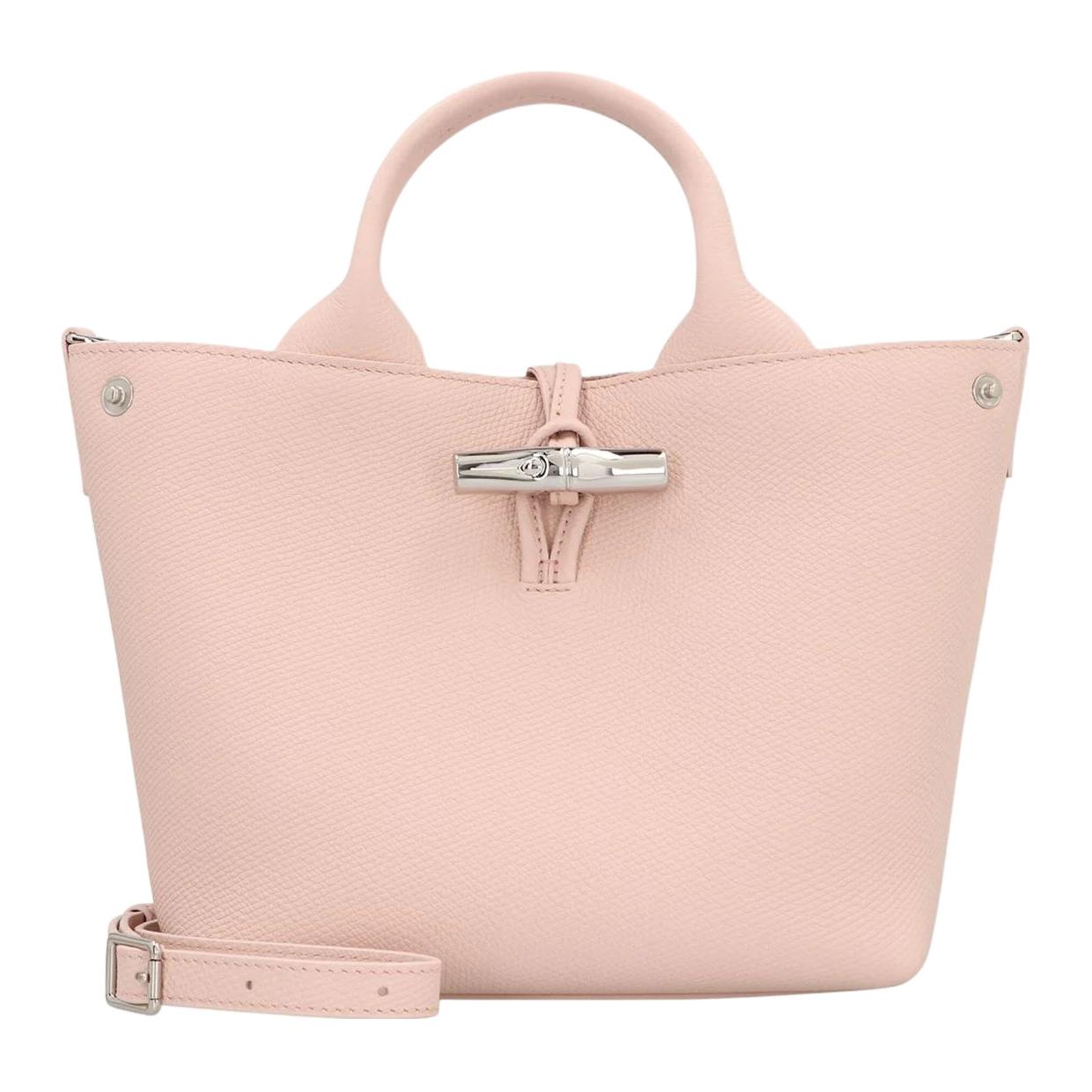 Женская сумка LONGCHAMP Le Roseau (розовая)