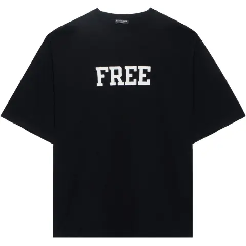Balenciaga T Shirt Unisex Black
