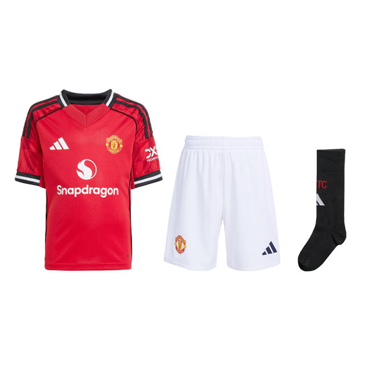 Костюм adidas Манчестер Юнайтед 25/26 (красно-белый)