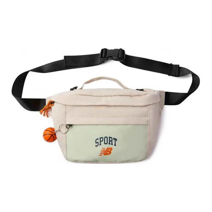 New Balance Fabric Fanny Pack Unisex Beige Yellow