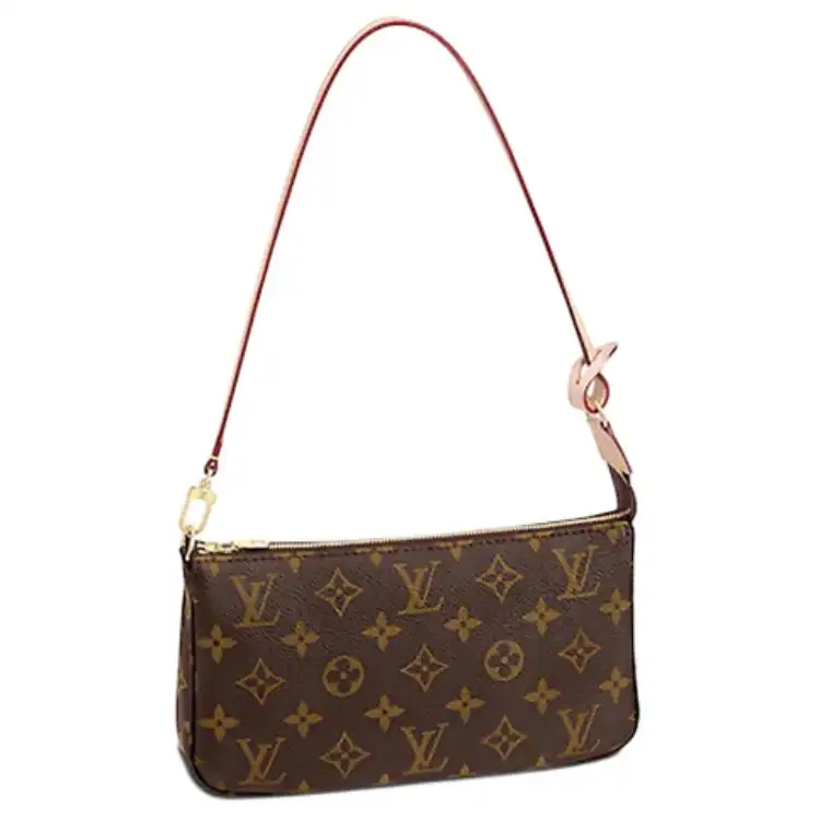 LOUIS VUITTON Pochette Accessories Monogram Brown