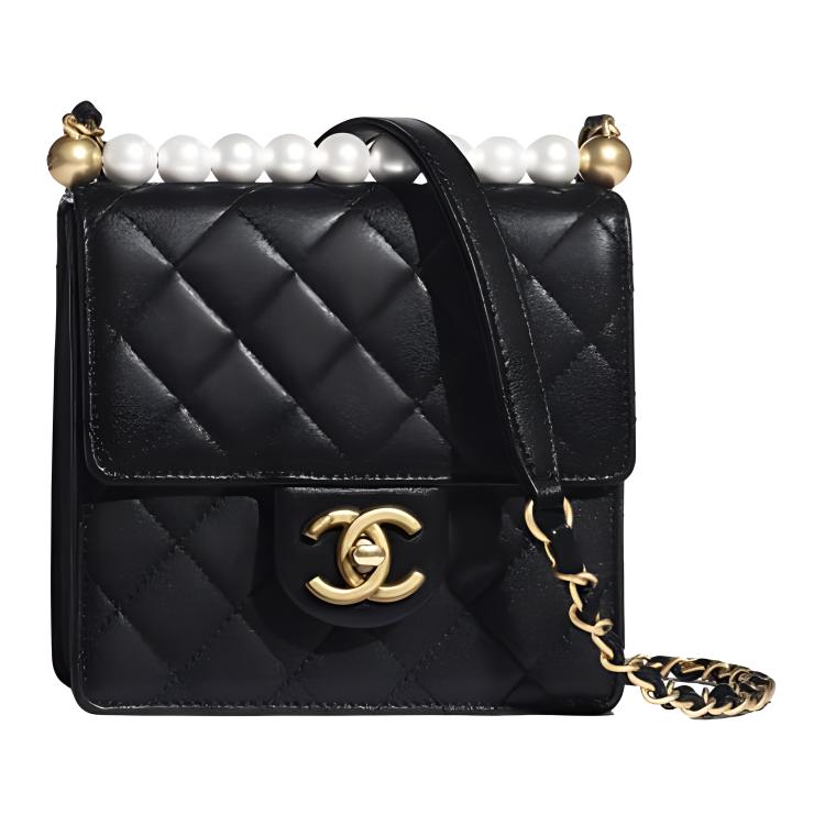 Женские сумка Chanel Classic Flap CF (черная) — фото 1
