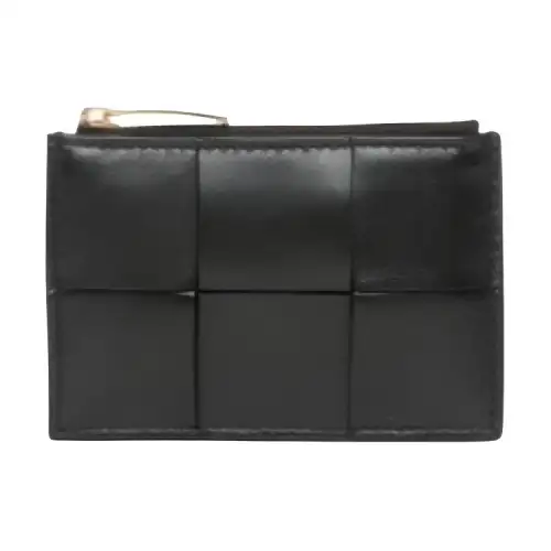 Bottega Veneta Calfskin Wallet Women's Black