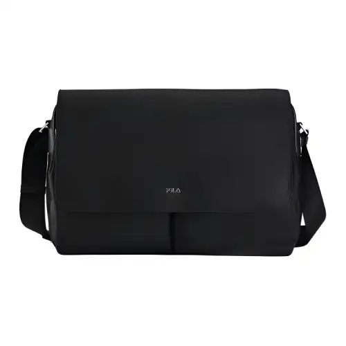 FILA Fabric Handbag, Shoulder Bag, Crossbody Bag Extra Small Unisex Black