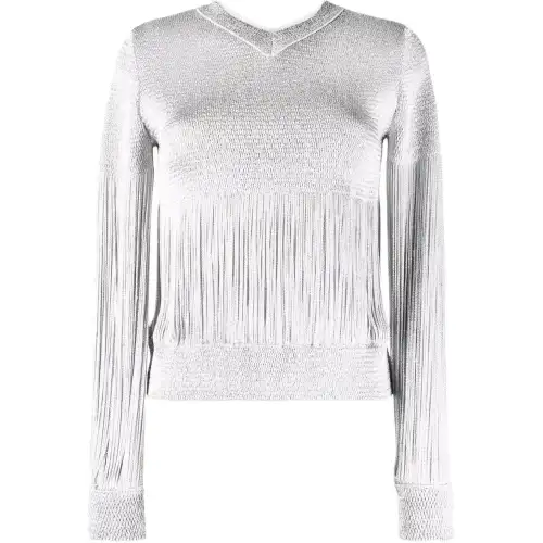 Bottega Veneta Sweatshirt Women's Silver