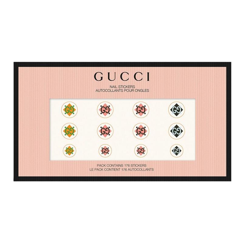Наклейки Gucci (черно-красные)