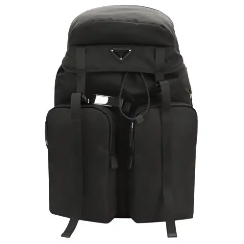 PRADA Fabric Material Backpack Men's Black