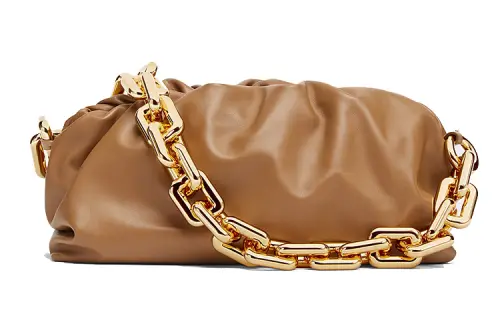 Bottega Veneta Chain Pouch Teak