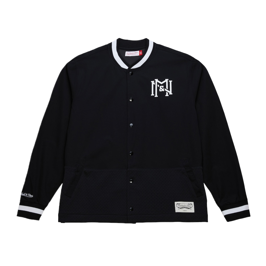 Mitchell & Ness Mitchell and Ness baseball collar comfortable and versatile jacket men's black