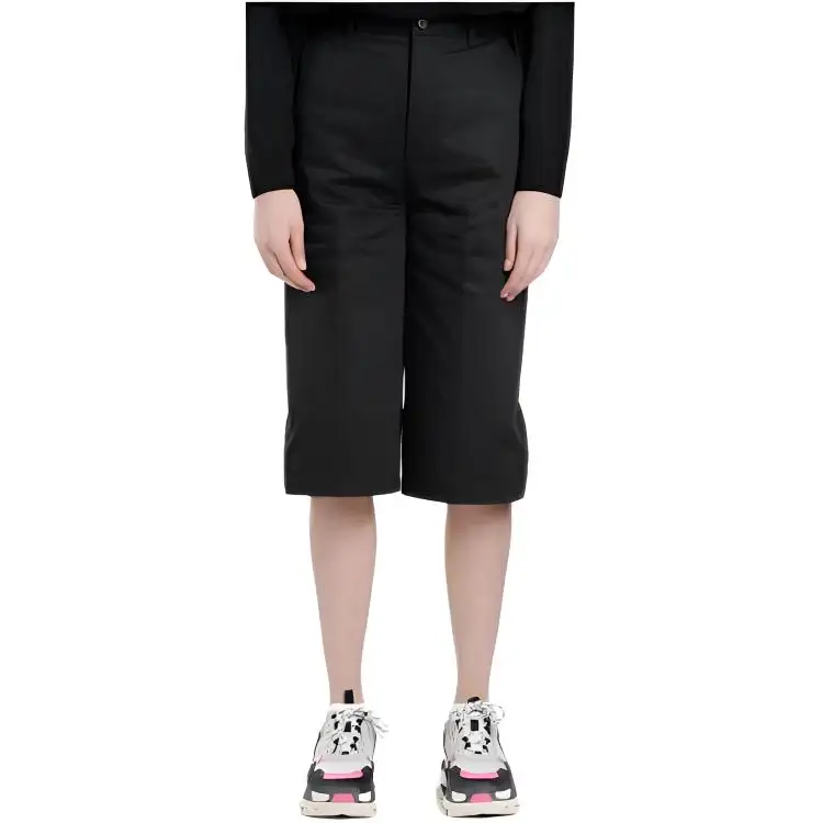 Balenciaga Casual Shorts Loose Fit Women's Black