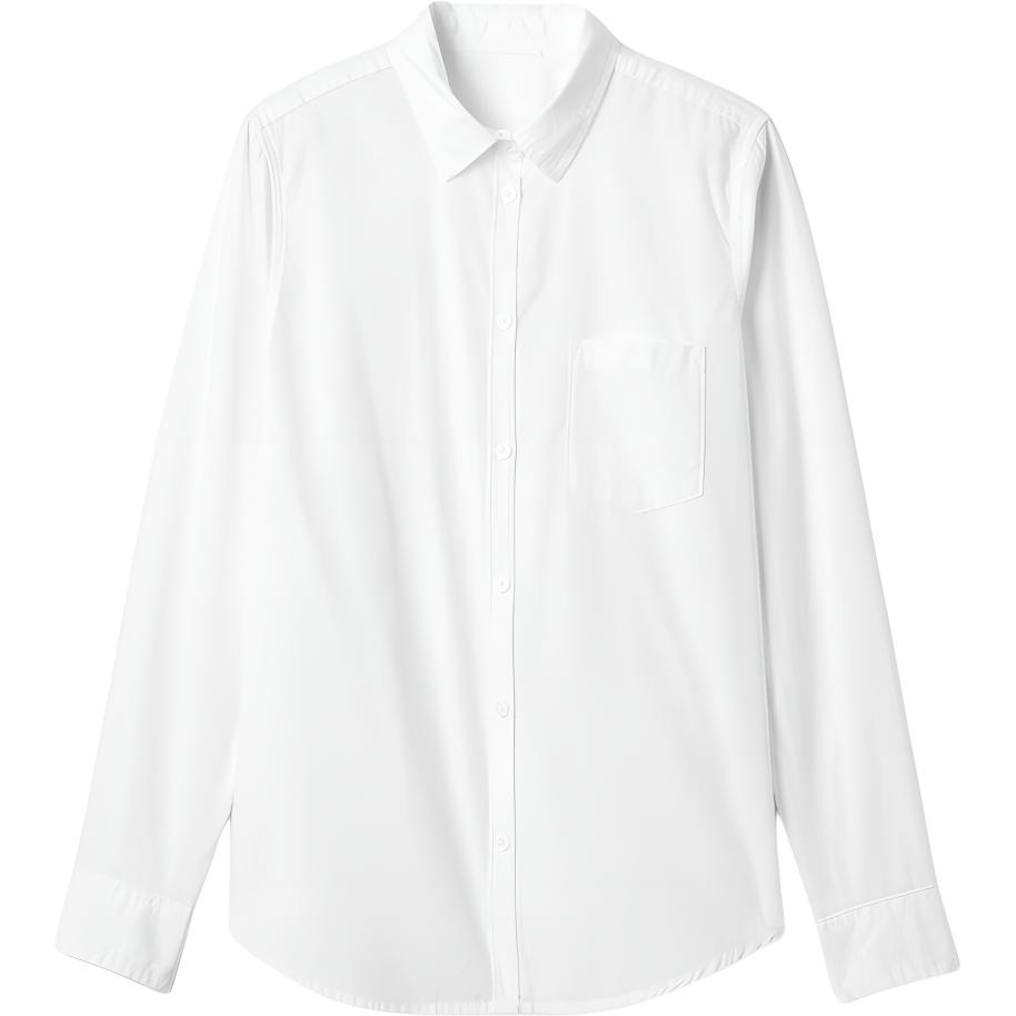 Женская рубашка GAP Single Pocket (голубая)