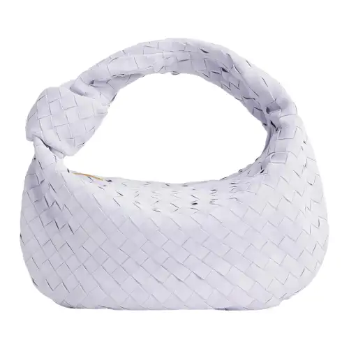 Bottega Veneta Cow Leather Shoulder Bag, Handbag Regular Women's Light Purple