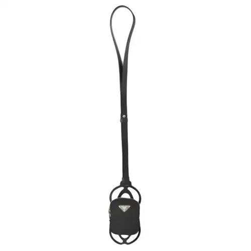 PRADA Nylon Cell Phone Pouch Women's Black