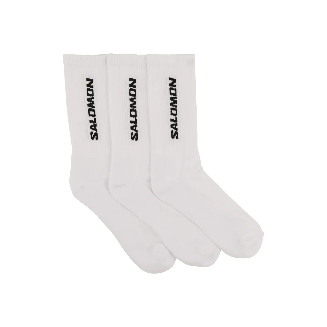 SALOMON Crew Socks Women’s 3 Pack White