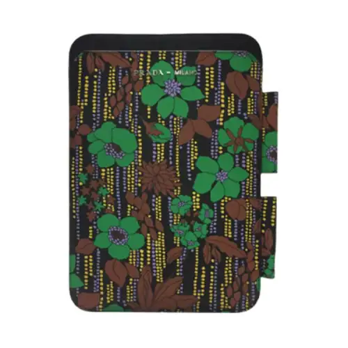 PRADA Leather Wallet Women's Multicolor