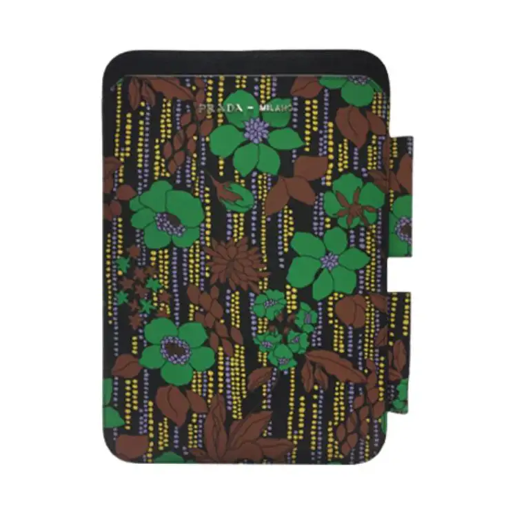 PRADA Leather Wallet Women's Multicolor