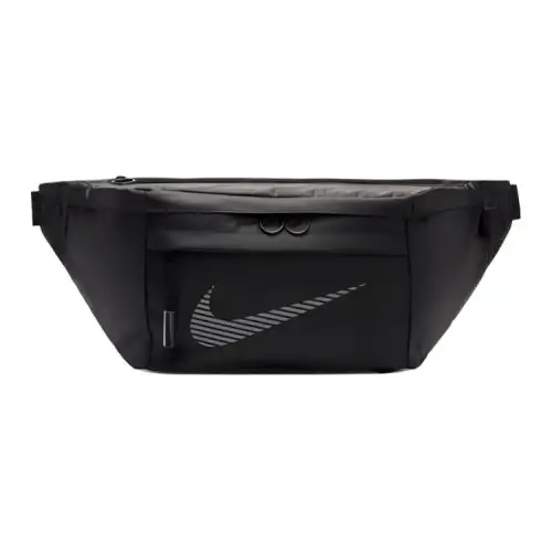 Nike 3M Reflective Polyester Shoulder Bag, Crossbody Bag, Fanny Pack Unisex Black