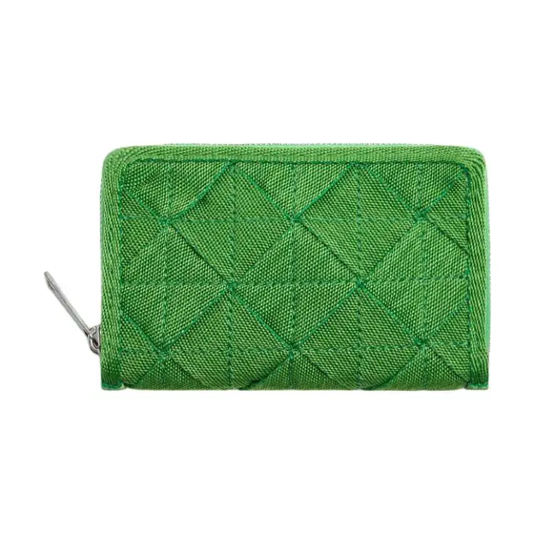 Bottega Veneta Cow Leather Coin Purse Wallet Men's Green