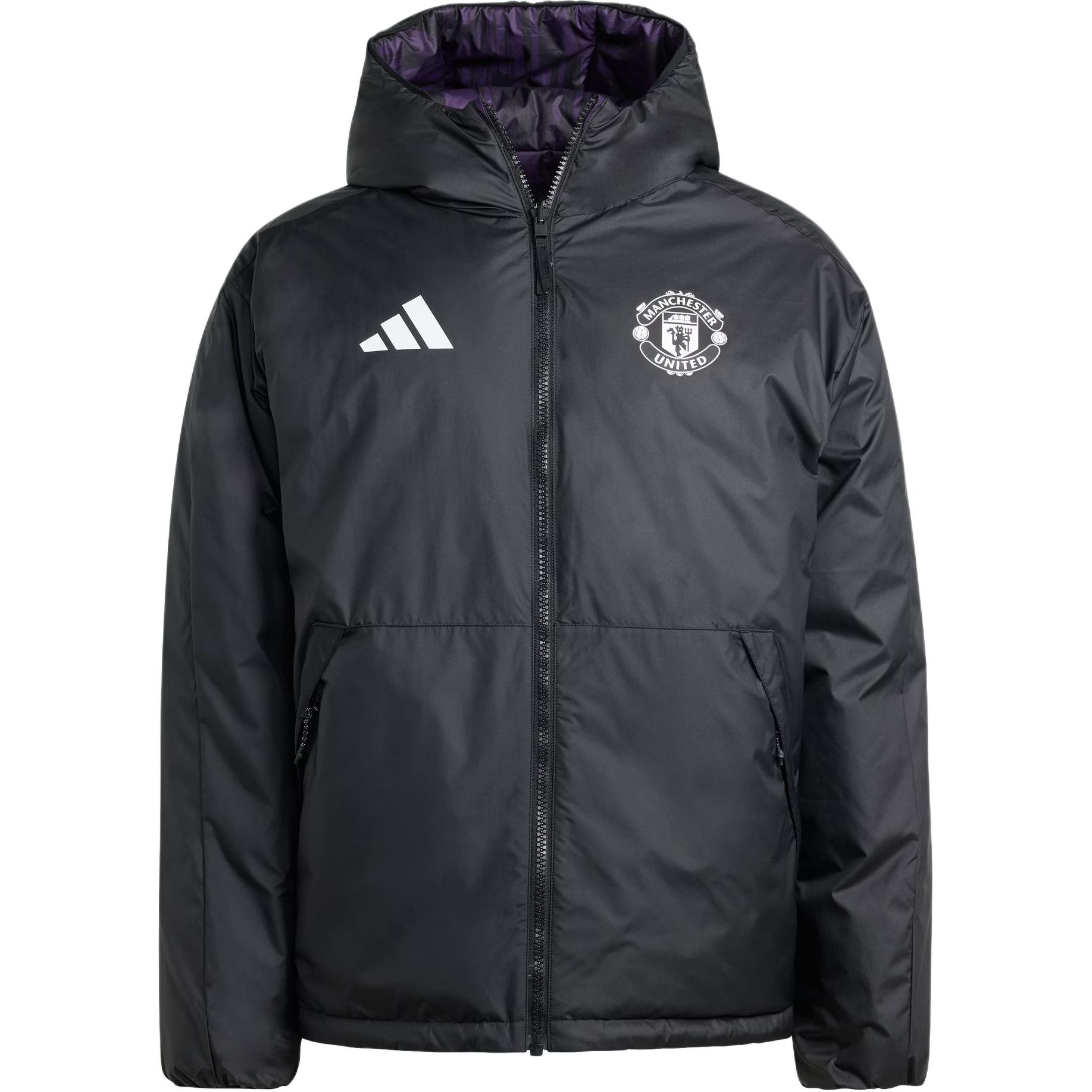 Мужская куртка adidas Manchester United (черная)