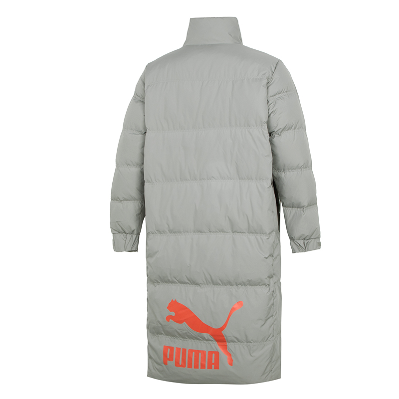 Мужская куртка PUMA PADDED VEST Layer Down (серая) — фото 2