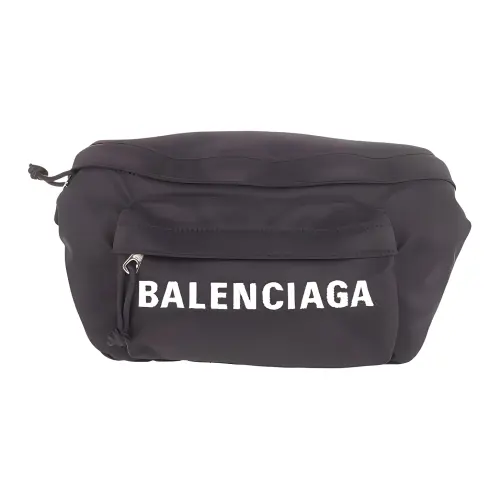 Balenciaga Nylon Fanny Pack Unisex Black