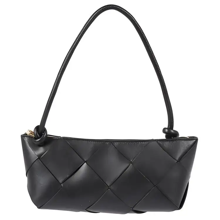 Bottega Veneta Leather Shoulder Bag Small Women's Black