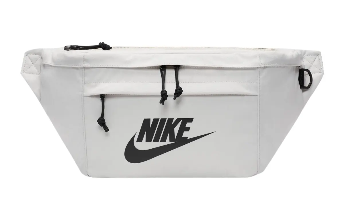 Nike 10L Nylon Adjustable Strap Fanny Pack Light Bone & Black