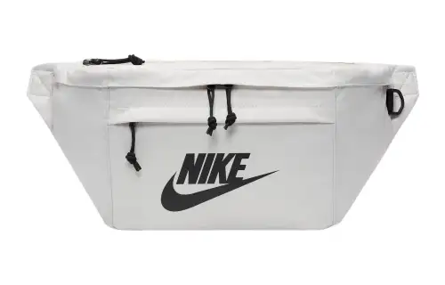 Nike 10L Nylon Adjustable Strap Fanny Pack Light Bone & Black