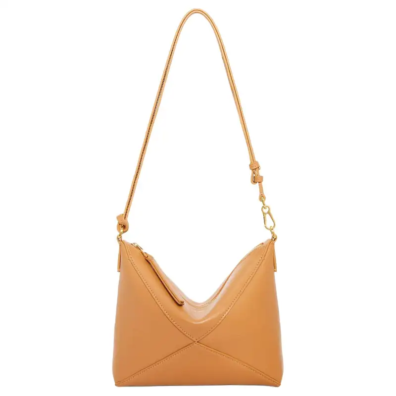 LOEWE Cow Leather Crossbody Handheld Shoulder Bag Women's Brown