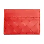 Bottega Veneta Cow Leather Card Holder Men's Tomato