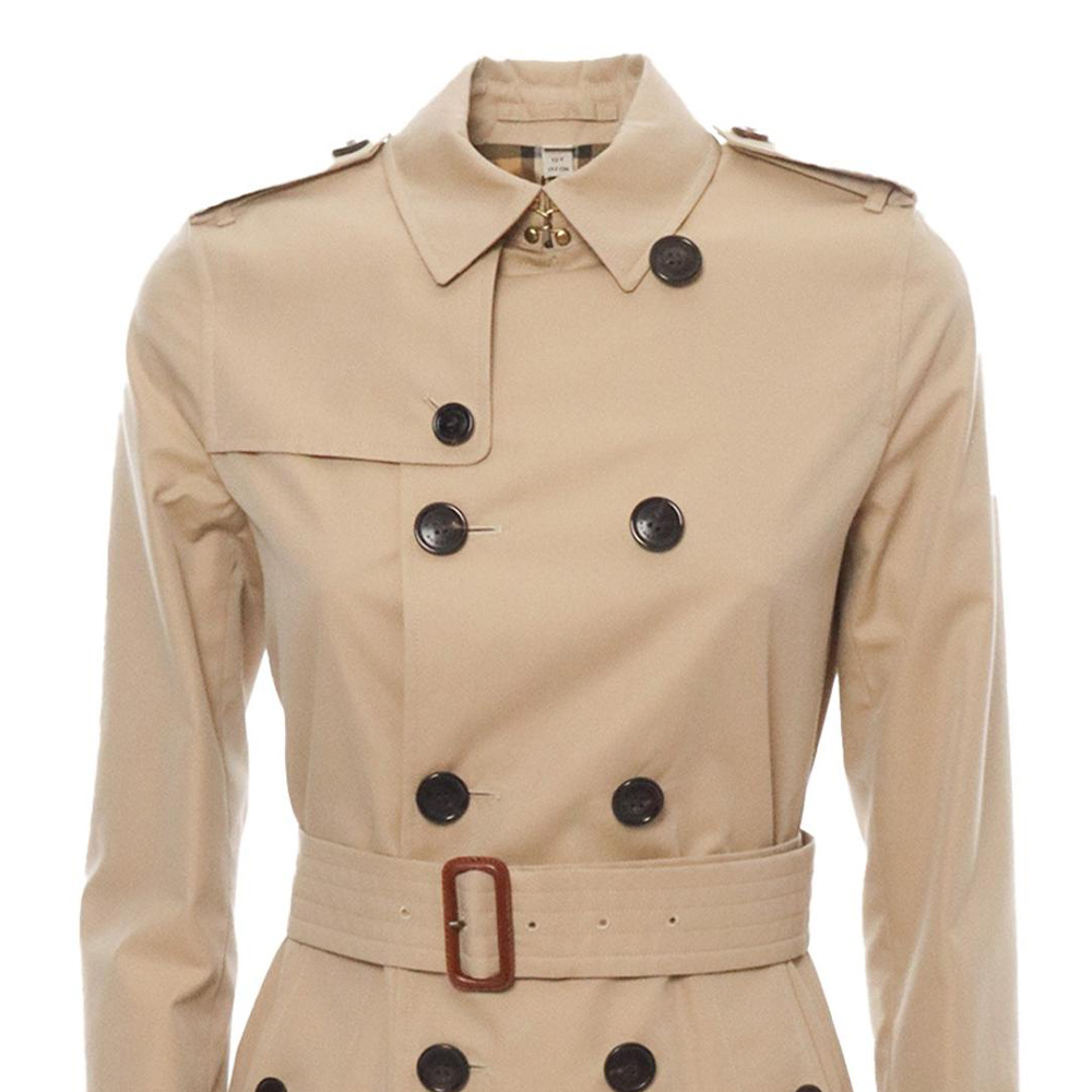 Пальто Burberry (бежевое) — фото 7