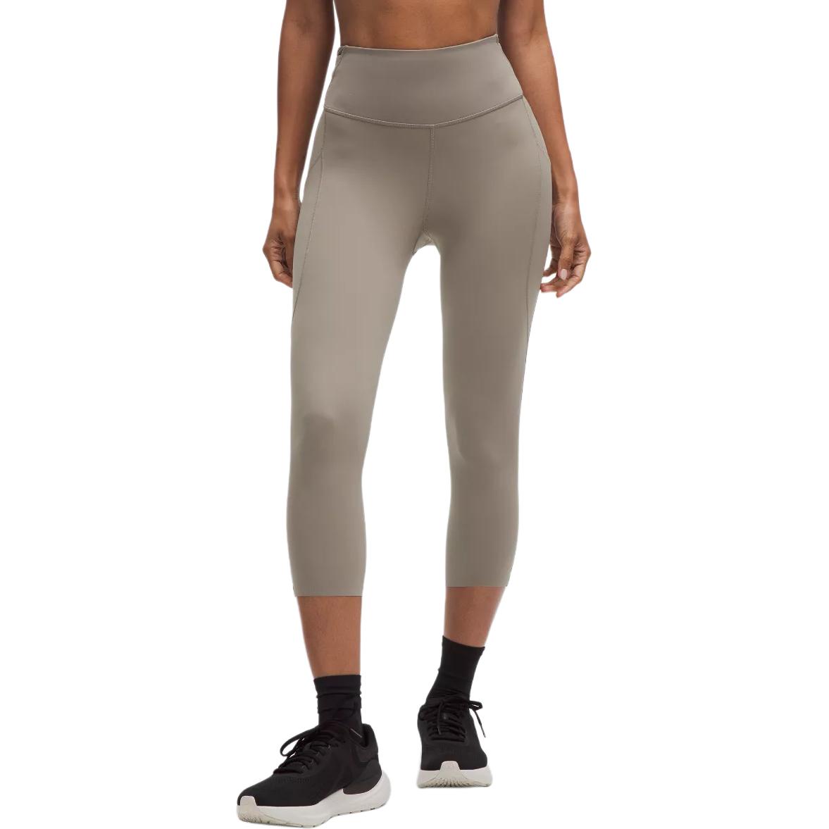 Lululemon Fast And Free High Rise Crop With Pockets 19′ Sports Pants Women’s