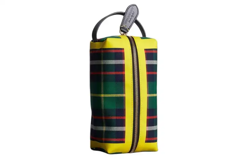 Burberry Adhesive Cotton With Calfskin Clutch Women's Forest Green