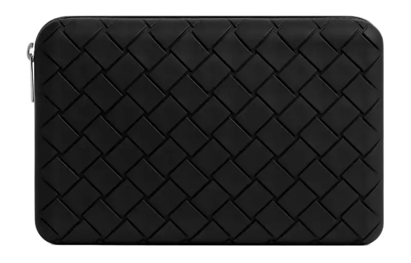 Bottega Veneta Silicone Clutch Men's Black