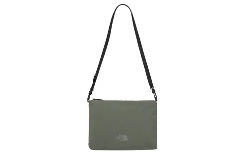 THE NORTH FACE 2.7L Shoulder Bag, Crossbody Bag, Outdoor Bag Nylon Dark Green Unisex