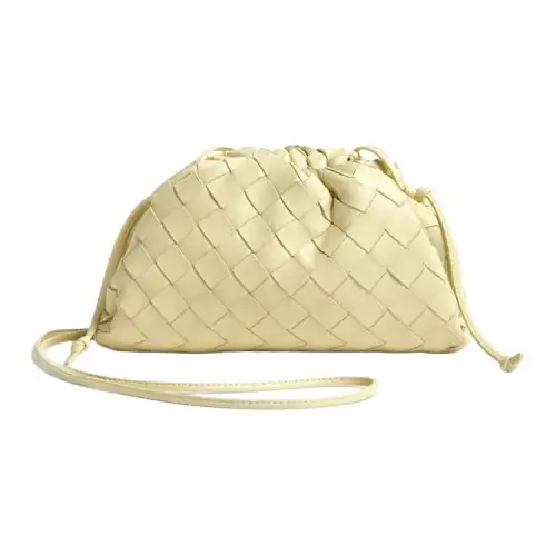 Bottega Veneta POUCH Cloud Bag Sheepskin Clutch Shoulder Bag Mini Women's Ice Cream
