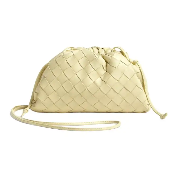 Bottega Veneta POUCH Cloud Bag Sheepskin Clutch Shoulder Bag Mini Women's Ice Cream