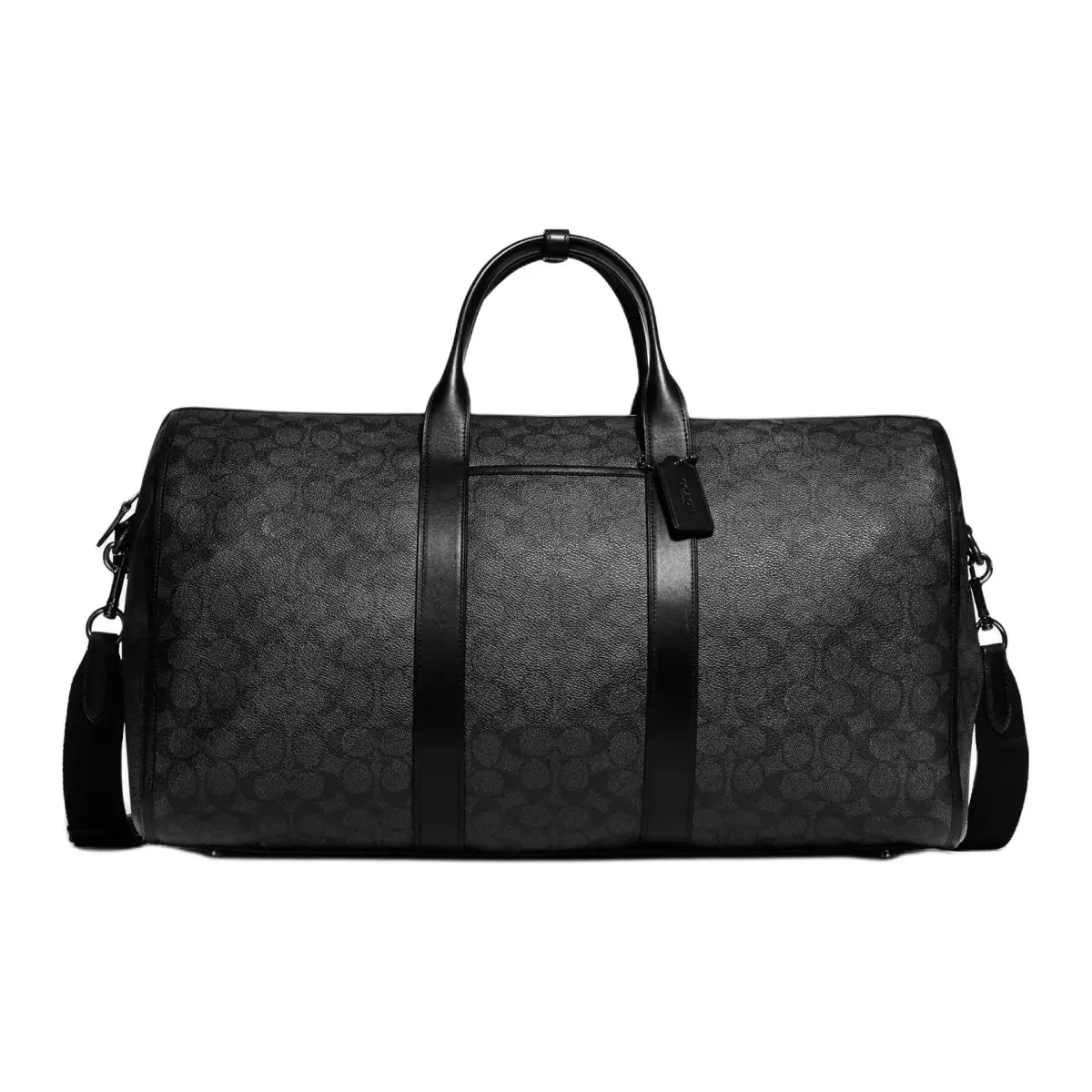 COACH Gotham Canvas With Leather Crossbody Handbag Men's Black