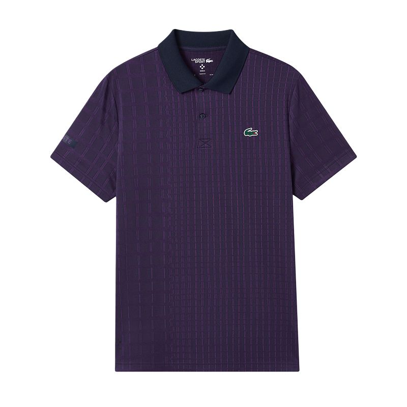 Мужская футболка LACOSTE LACOSTE Polo (белая в клетку)