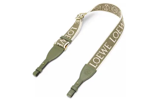 LOEWE Anagram Fabric With Cow Leather Bag Straps Women's Green/Avocado Green