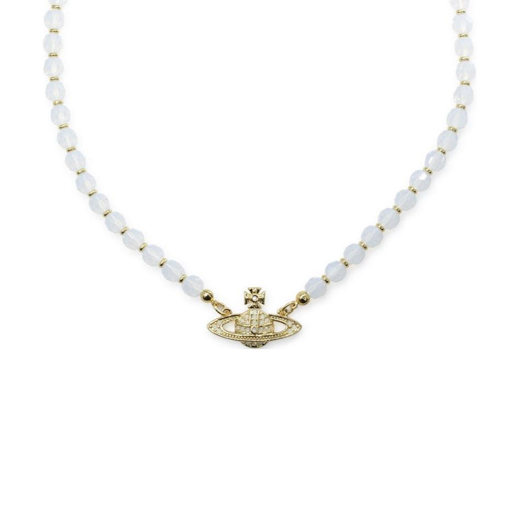Подвеска Vivienne Westwood messaline (золото / белый)