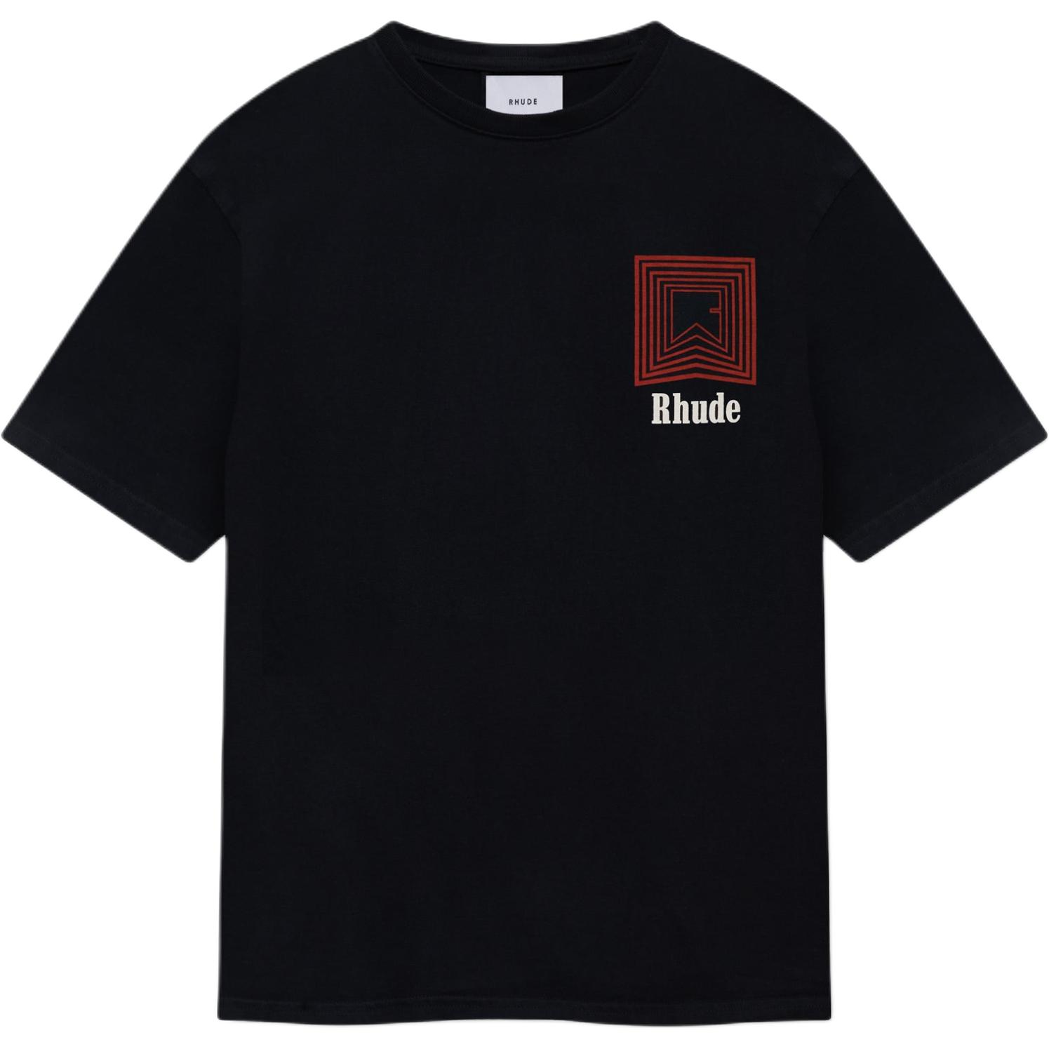 Мужская футболка RHUDE (черный)