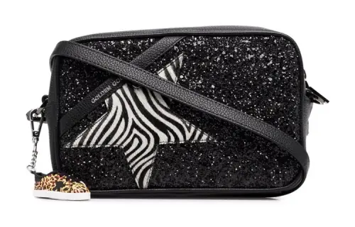 Golden Goose Leather Shoulder Bag Women's Black